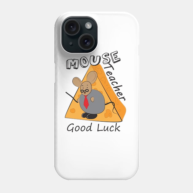 mouse teacher Phone Case by idirshop