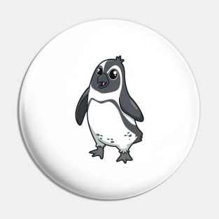 Kawaii African penguin Pin