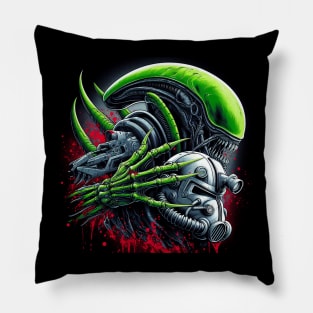 Alien Xenomorph versus Fallout Pillow
