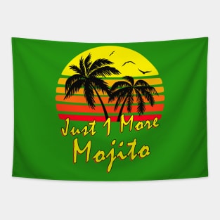 Just 1 More Mojito Retro Sunset Tapestry