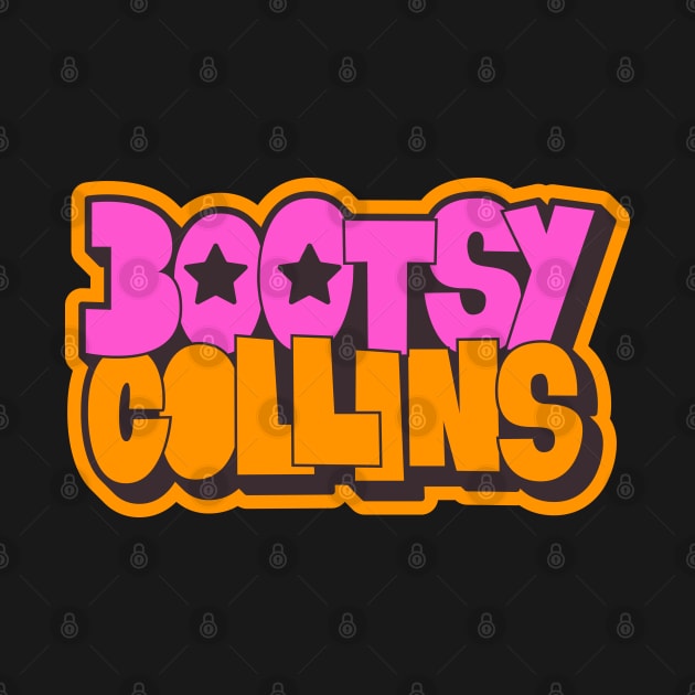 Bootsy Collins Funk Typography Design - Groovy and Legendary! by Boogosh