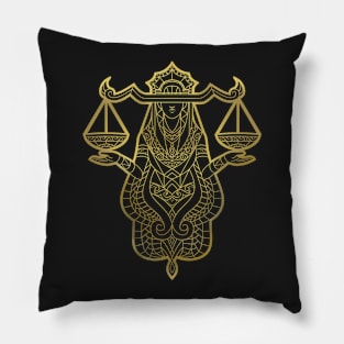 Libra gold Pillow