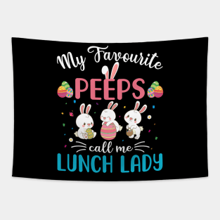 My Favorite Peeps Call Me Lunch Lady Tapestry