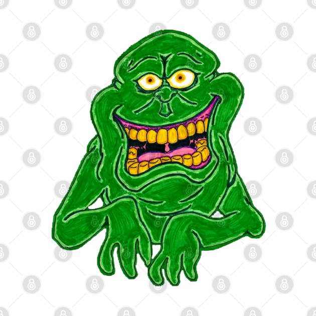 Slimer by sdghostbusters