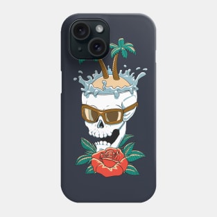 The Skull Rose Island Phone Case