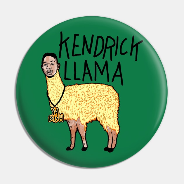 Kendrick Llama Pin by nickcocozza