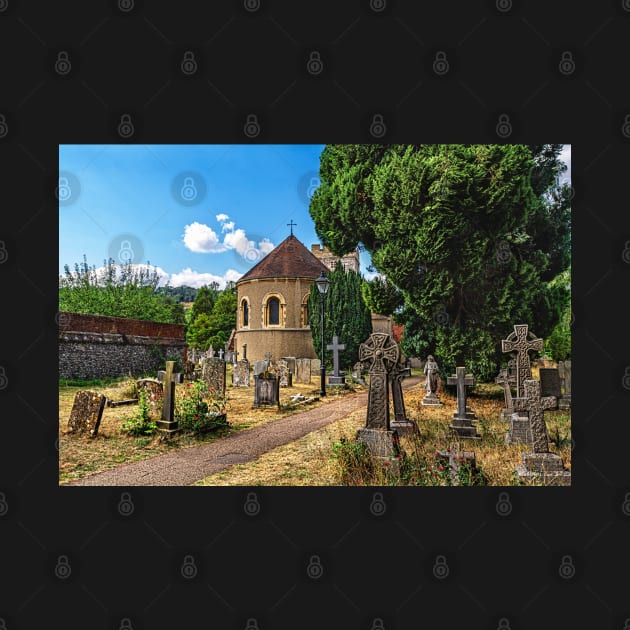 The Churchyard at Goring Parish Church by IanWL