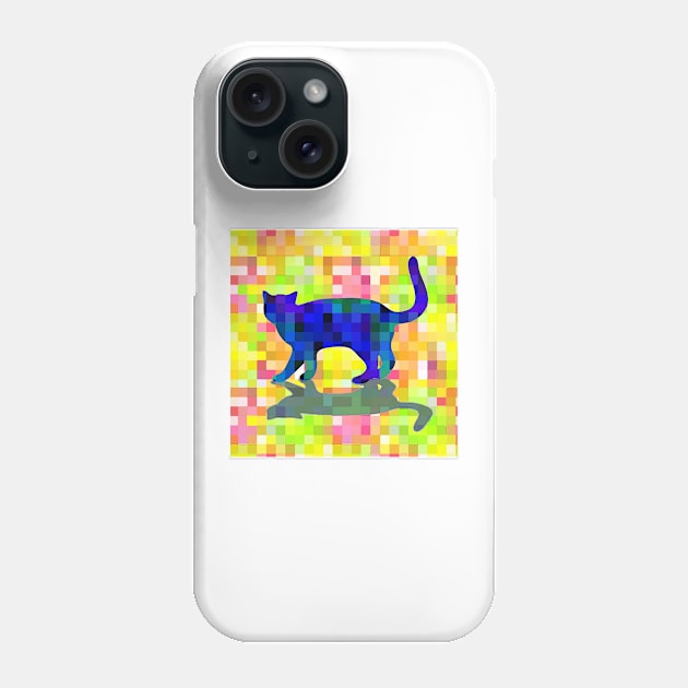 Cubist Cat Phone Case by MAMMAJAMMA