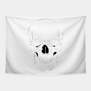 Skull Sketch Tapestry