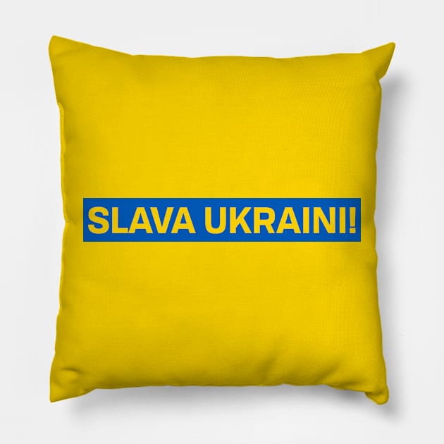 Slava Ukraini! Pillow by Way of the Road