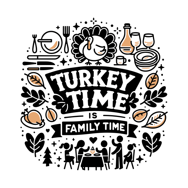 Turkey and Gratitude on the Menu by Francois Ringuette