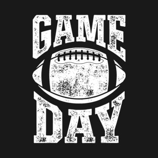 Game Day Football Season Funny Men Women Team Sports Vintage T-Shirt