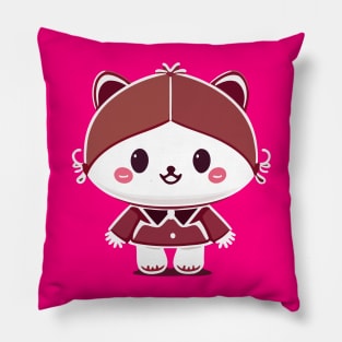 Happy Kawaii The Perfect Addition to Any Girls or Kids Collection Pillow