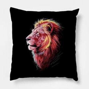 Big cats "The Impressionist King" Pillow