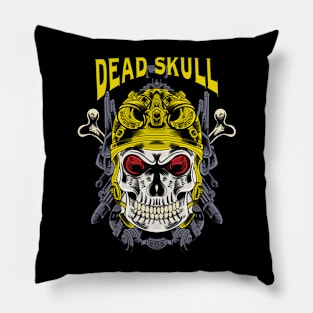 dead hero skull Pillow