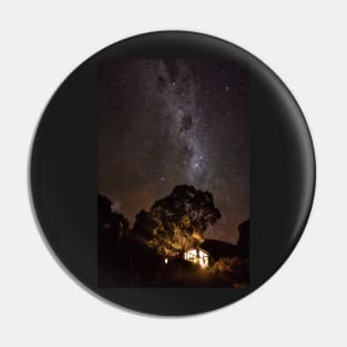 The Milky Way Over the Boathouse Pin