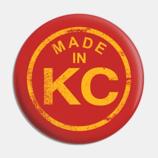 Made in Kansas City Missouri - Circle Pin