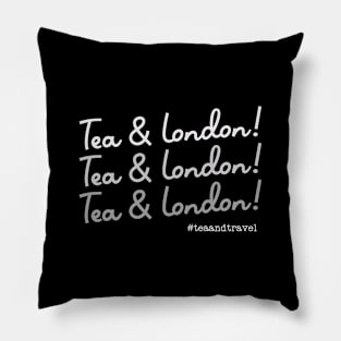 Tea and London - Travel Pillow