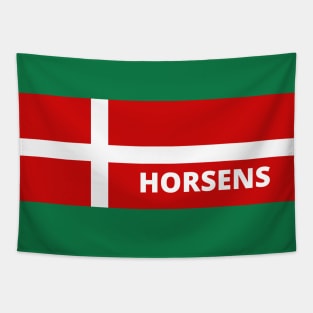 Horsens City in Danish Flag Tapestry