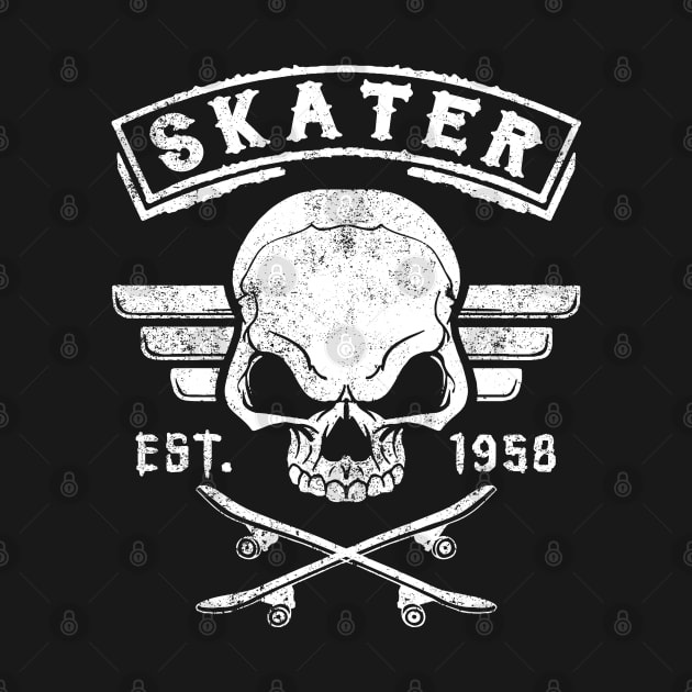 SKATER - SKATEBOARDING - SKATING by Tshirt Samurai