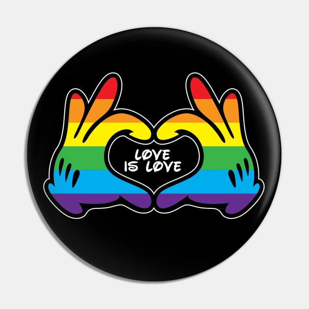 Love Is Love Pin by VirGigiBurns