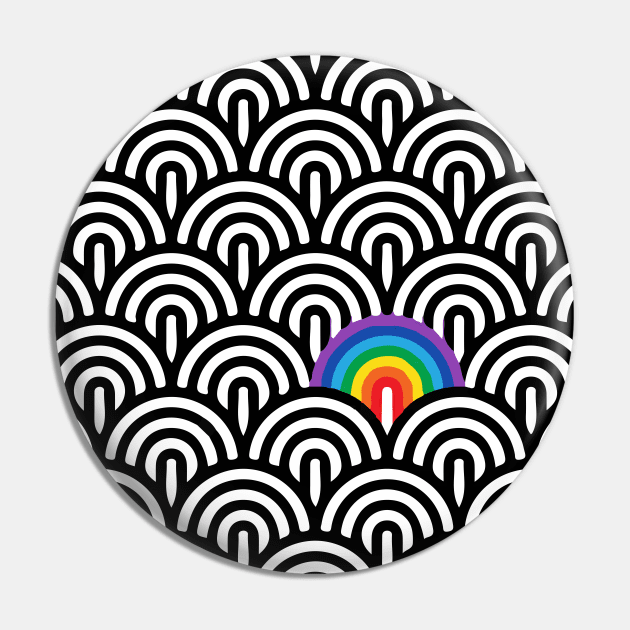 rainbow pattern Pin by Lamink