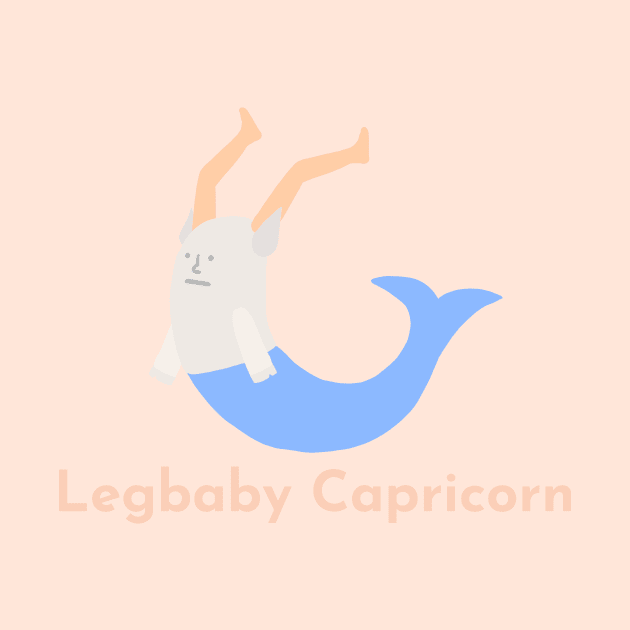 Legbaby Capricorn | Zodiac | Cute | Funny | Weird | Gift | Minimalist | Star Sign | Astrology | by WiseCat