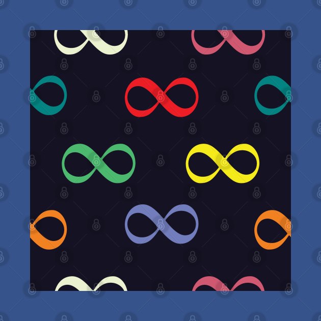 Colorful Infinity Eternal Pattern by FromTheAshes