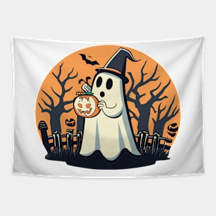 Trick or Treat - Halloween Ghost Tapestry