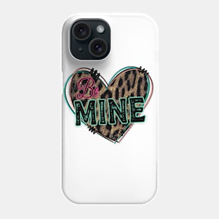 Be mine Leopard Heart Phone Case