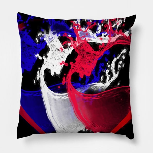 4th of July- USA heart Pillow by momo1978