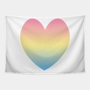 Rainbow Heart Tapestry