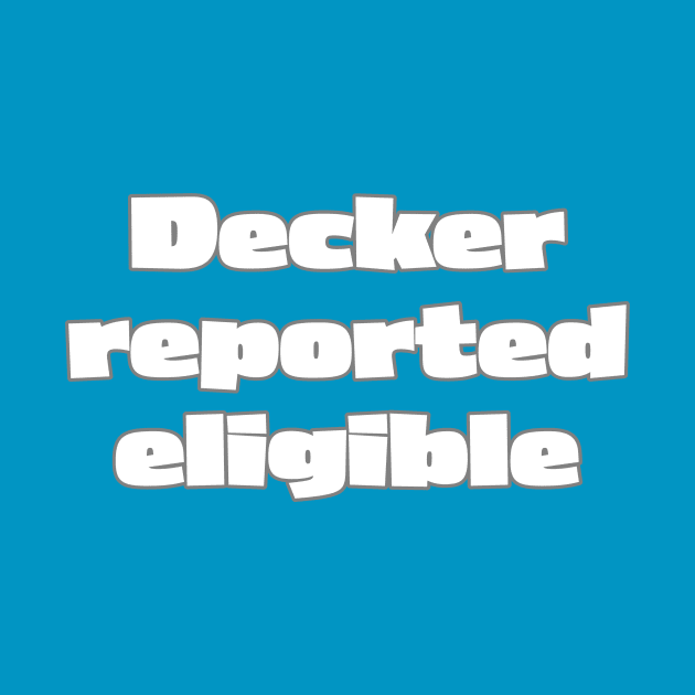 Lions Decker reported eligible by DiscoPrints