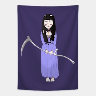 Reaper Goth Girl Tapestry