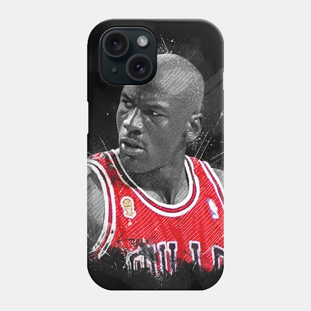 Michael Jordan Phone Case by Creativedy Stuff