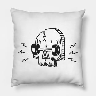 SKULL OF SKATEBOARD Pillow