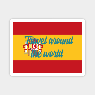 Travel Around the World - Spain Magnet