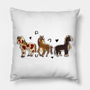 Chibi horse friendship Pillow