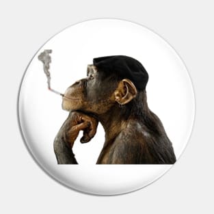 Cigarrete Smoking Monkey Pin