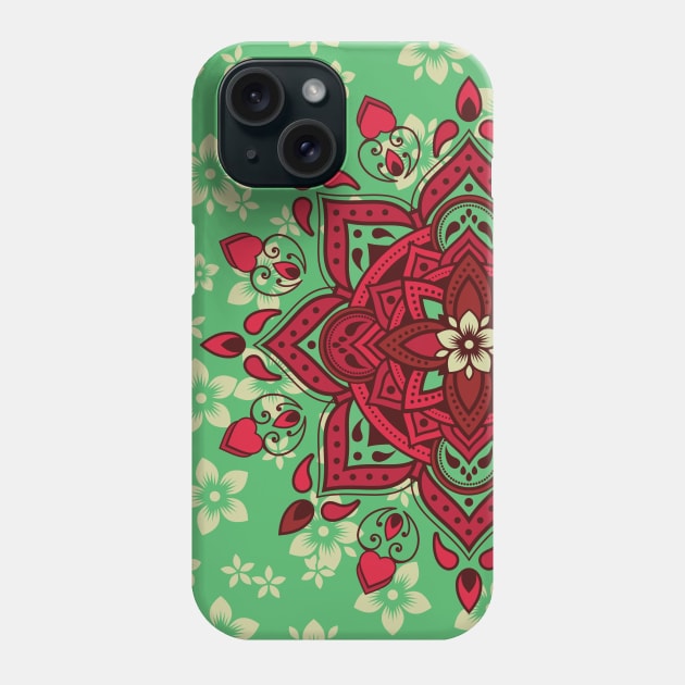 Mandala Design Phone Case by Liesl Weppen