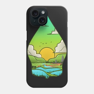 Wayang nature landscape Phone Case