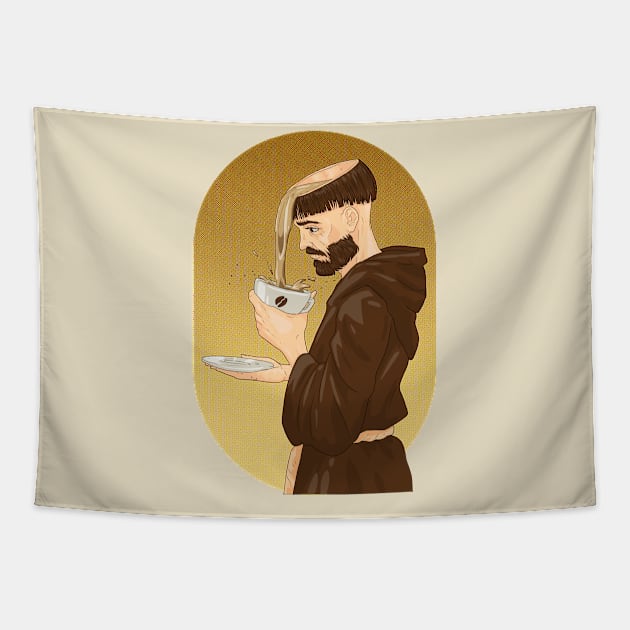 Frappuccino (frate Cappuccino) Tapestry by bulacignale