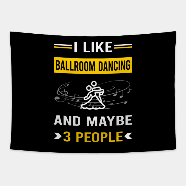 3 People Ballroom Dancing Dance Dancer Tapestry by Good Day