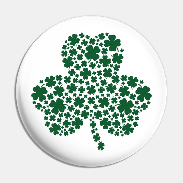 Shamrock St. Patrick's Day Clover 3 Pin by TDH210