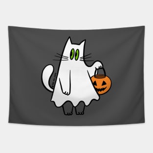 Halloween Cat - Meow or treat? Tapestry