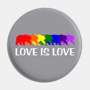 Love is Love Gay Pride Pin