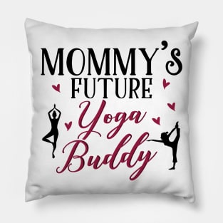 Yoga Mom Daughter Matching Gifts Pillow