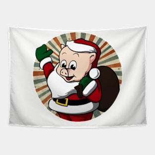 retro winter piggly wiggly Tapestry
