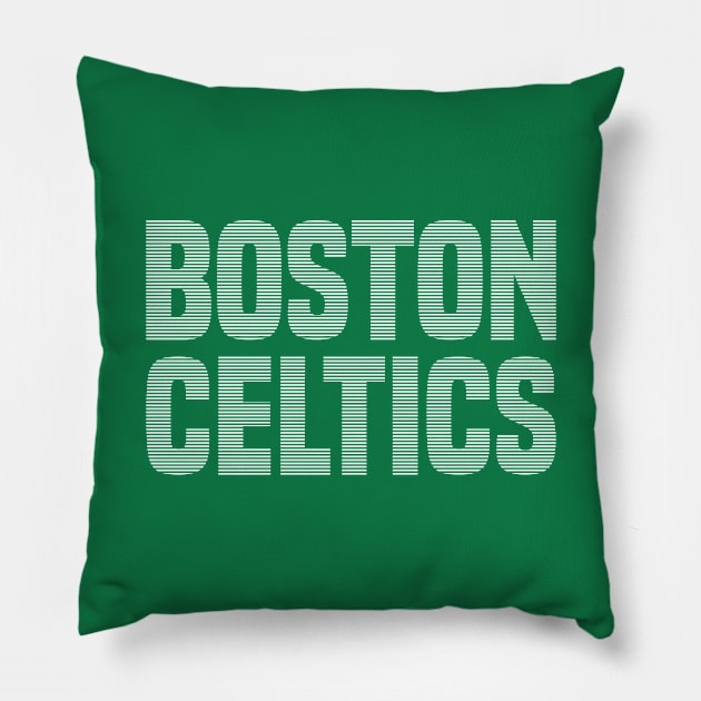 Boston Celtics 3 Pillow by HooPet