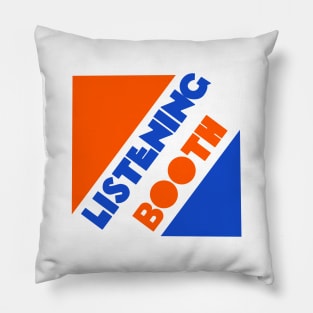 Listening Booth Record Store Pillow